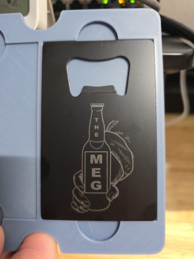 Custom bottle opener